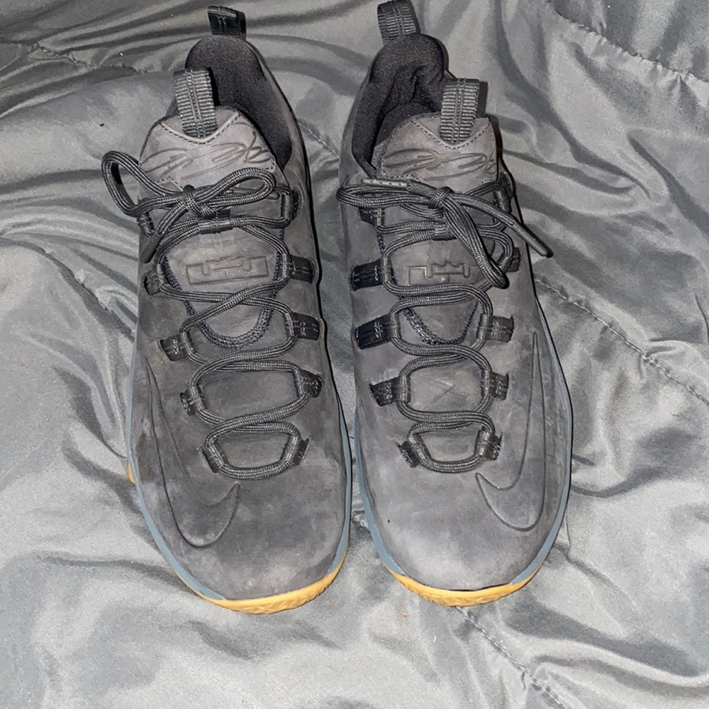 Mens Nike LeBron 13 Low Premium 'Anthracite